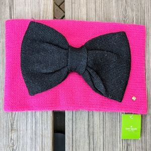 KATE SPADE Women Colorblock Bow Neckwarmer NWT